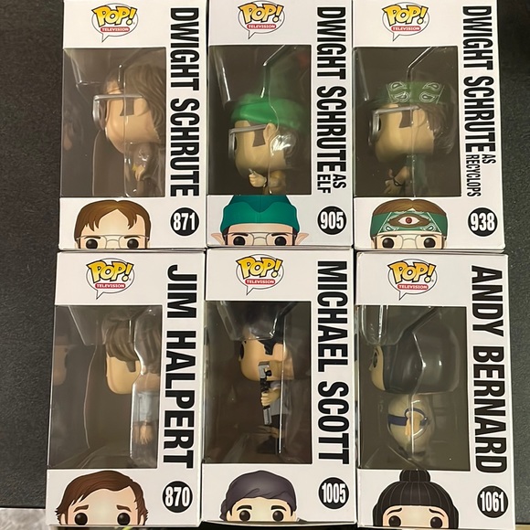 Pop! Television The Office Bundle of 6 - Picture 2 of 4